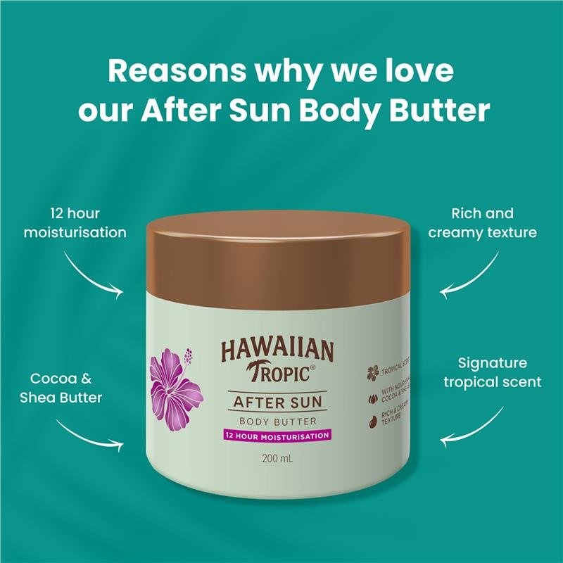 Hawaiian Tropic Aftersun Body Butter 200g