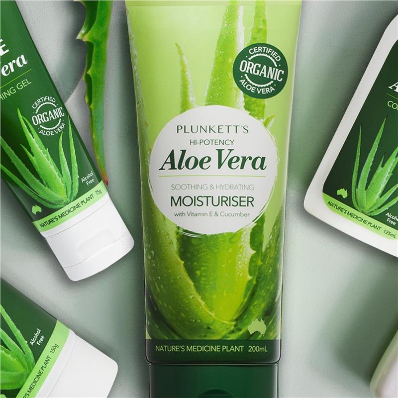 Plunketts Hi-Potency Aloe Vera Soothing & Hydrating Moisturiser 200ml