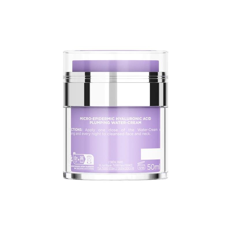 L'Oreal Paris Revitalift Filler Plumping Water Cream Hyaluronic Acid 50ml
