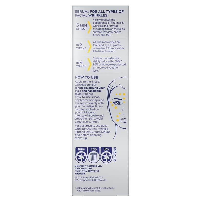 NIVEA Q10 Anti-Wrinkle Expert Targeted Wrinkle Filler Serum 15ml