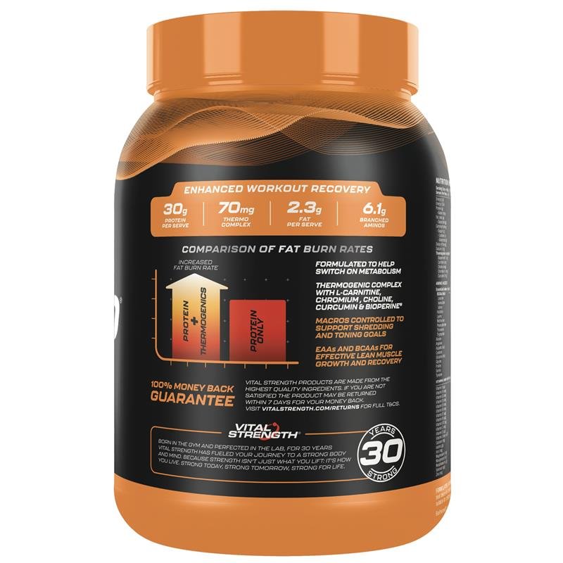 Vital Strength Hydroxy Ripped Thermogenic Protein Powder Chocolate 1kg