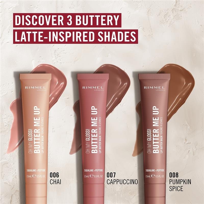 芮谜 Rimmel Butter Me Up 唇霜 006 Lip Butter Chai