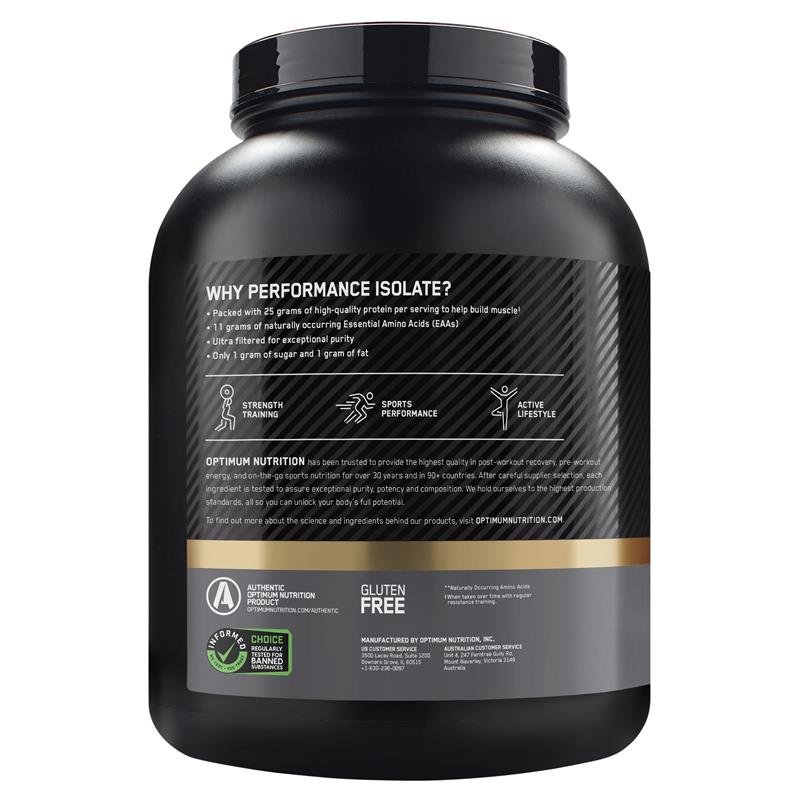 欧普特蒙 Optimum Nutrition 分离乳清蛋白粉 巧克力奶昔味 2.28kg