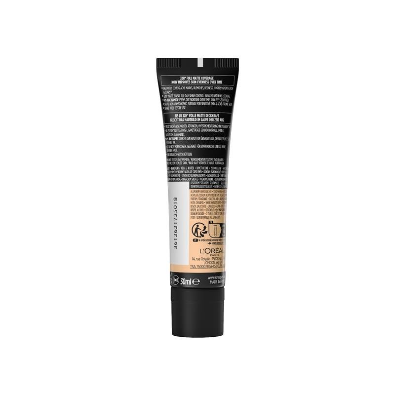 L'Oreal Paris Infallible 32H Matte Cover 4% Niacinamide 130N