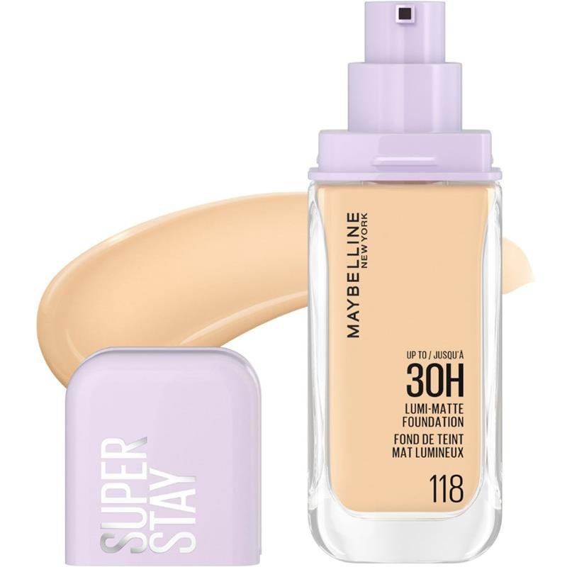 Maybelline Superstay Lumi Matte Foundation 118