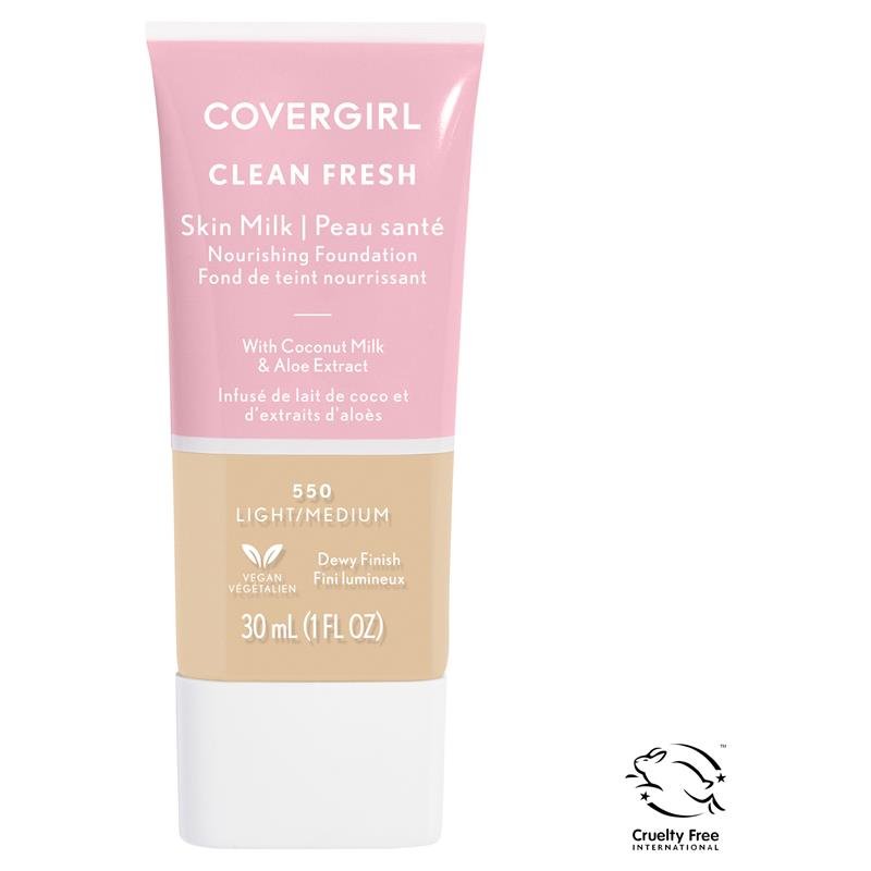 Covergirl Clean Fresh Skin Milk Foundation Light/Medium 550 30ml