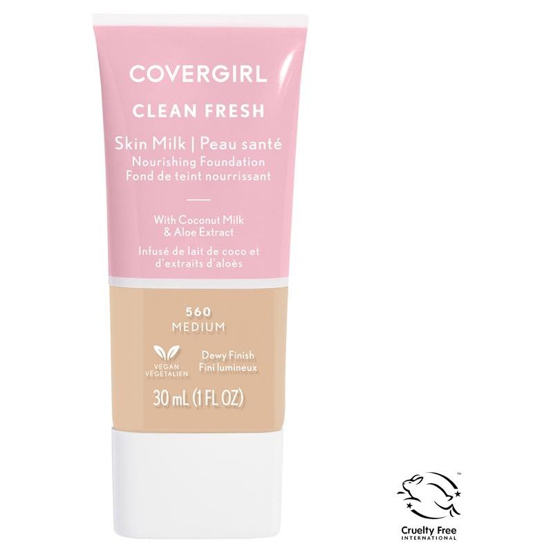 Covergirl Clean Fresh Skin Milk Foundation Medium 560 30ml