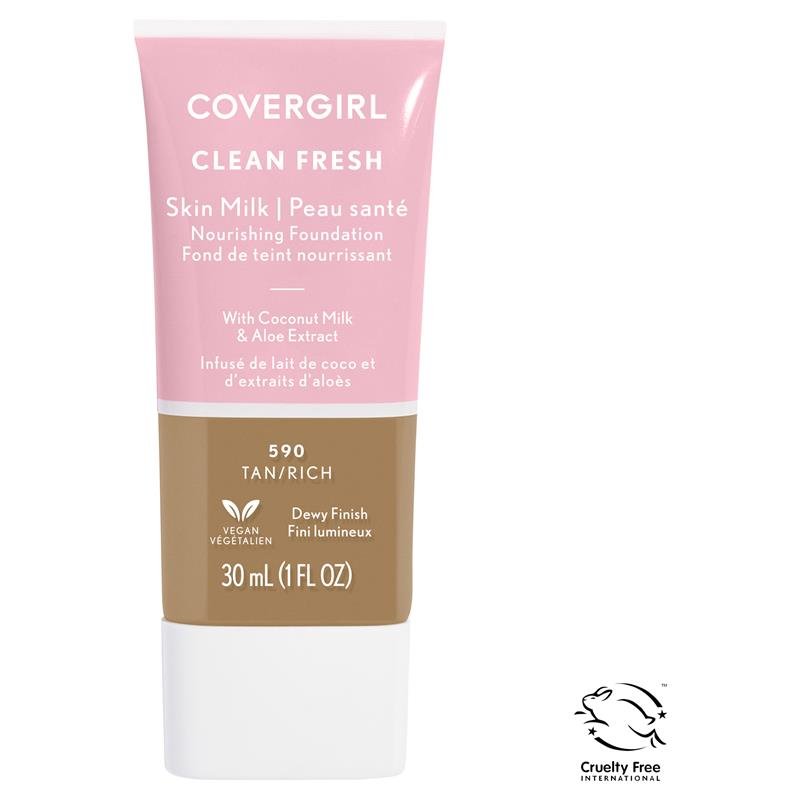 Covergirl Clean Fresh Skin Milk Foundation Tan/Rich 590 30ml