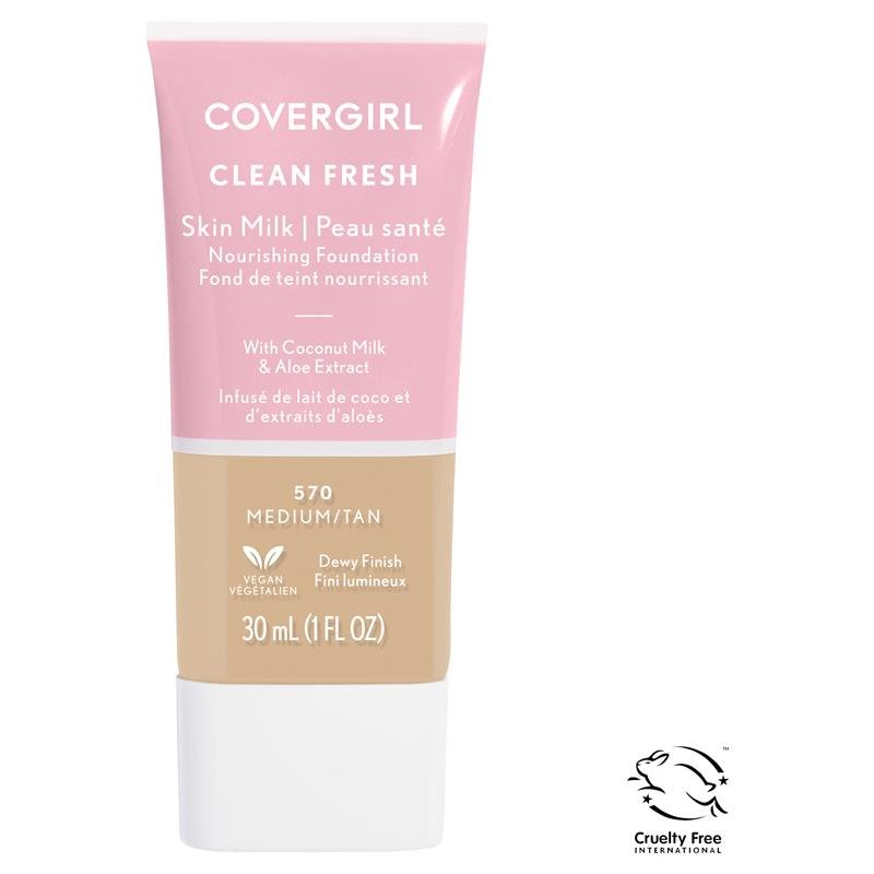 Covergirl Clean Fresh Skin Milk Foundation Medium/Tan 570 30ml