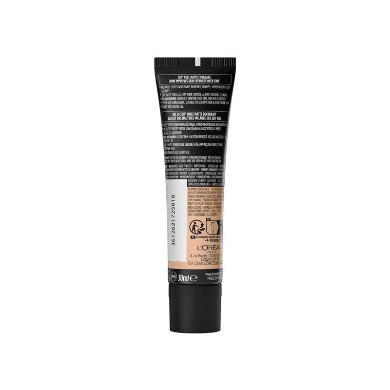 L'Oreal Paris Infallible 32H Matte Cover 4% Niacinamide 25