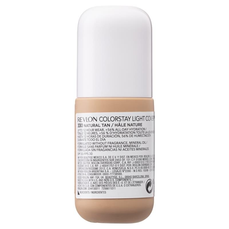 Revlon Colorstay Light Cover Foundation Natural Tan