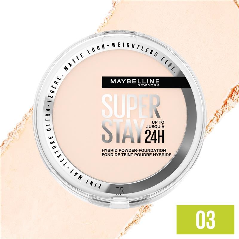 Maybelline Superstay 24H Hybrid Powder Foundation 03 Nu Int