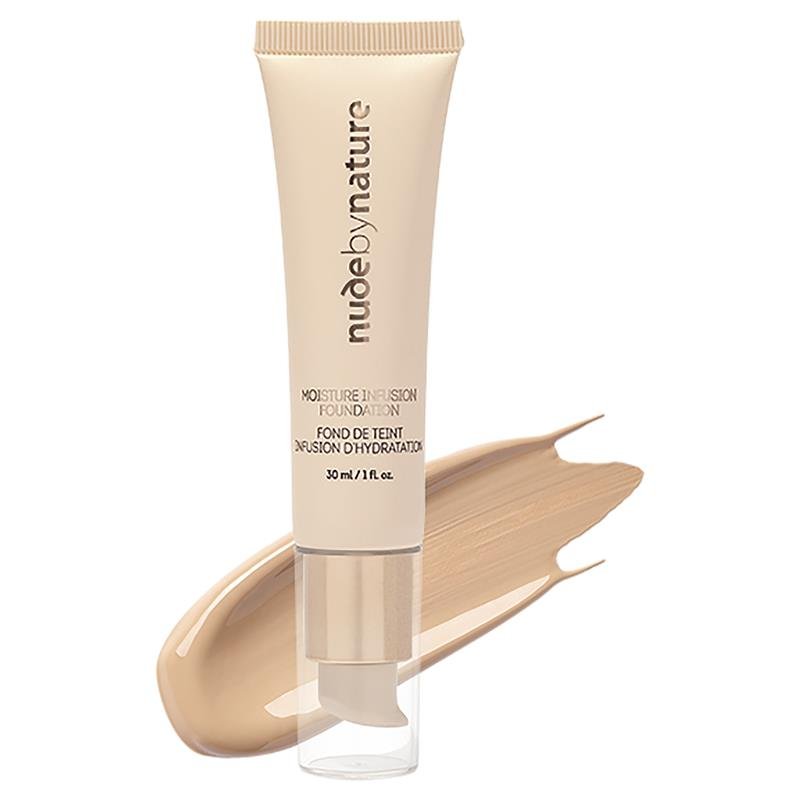 Nude by Nature Moisture Infusion Foundation 30ml W4 Soft Sand
