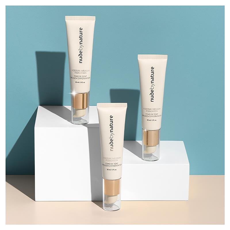 Nude by Nature Moisture Infusion Foundation 30ml W4 Soft Sand