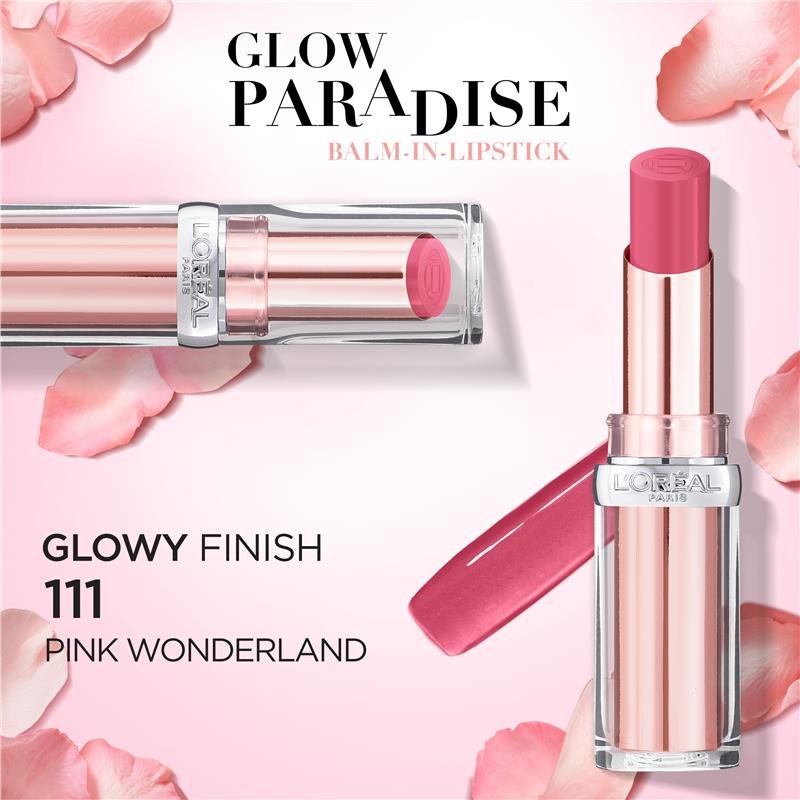 L'Oreal Paris Glow Paradise Balm-In-Lipstick 111 Pink Wonderland