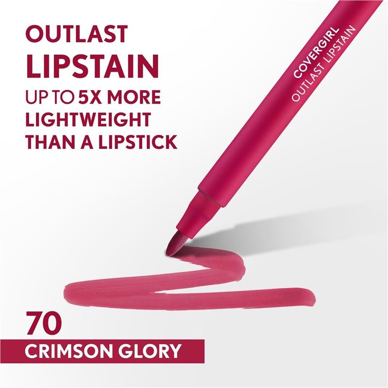 Covergirl Outlast Lipstain #70 Crimson Glory