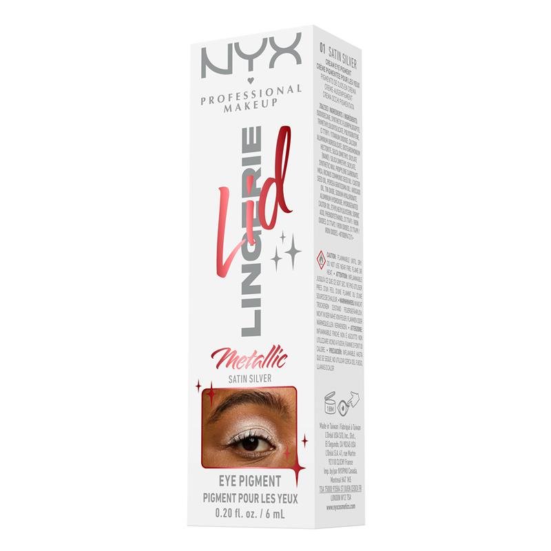 NYX Lid Lingerie 眼影膏 Satin Silver 1支