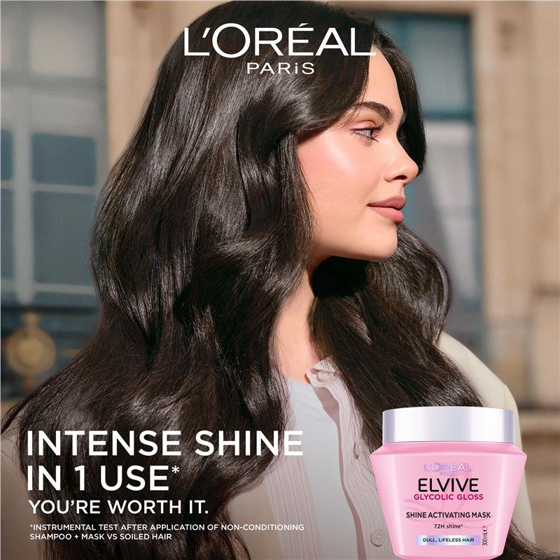L'Oreal Elvive Glycolic Gloss Shine Activating Mask 300ml