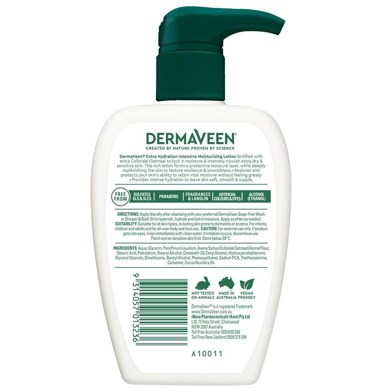 DermaVeen Intensive Extra Hydration Intensive Moisturising Lotion 250mL