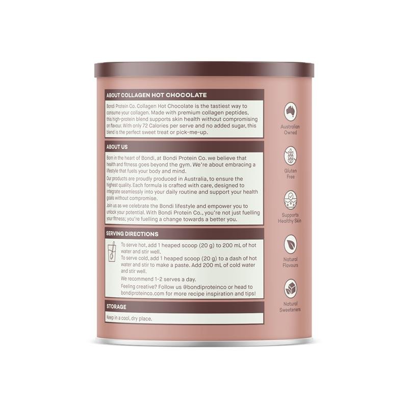 Bondi Protein Co. 胶原蛋白热巧克力冲饮粉 240g
