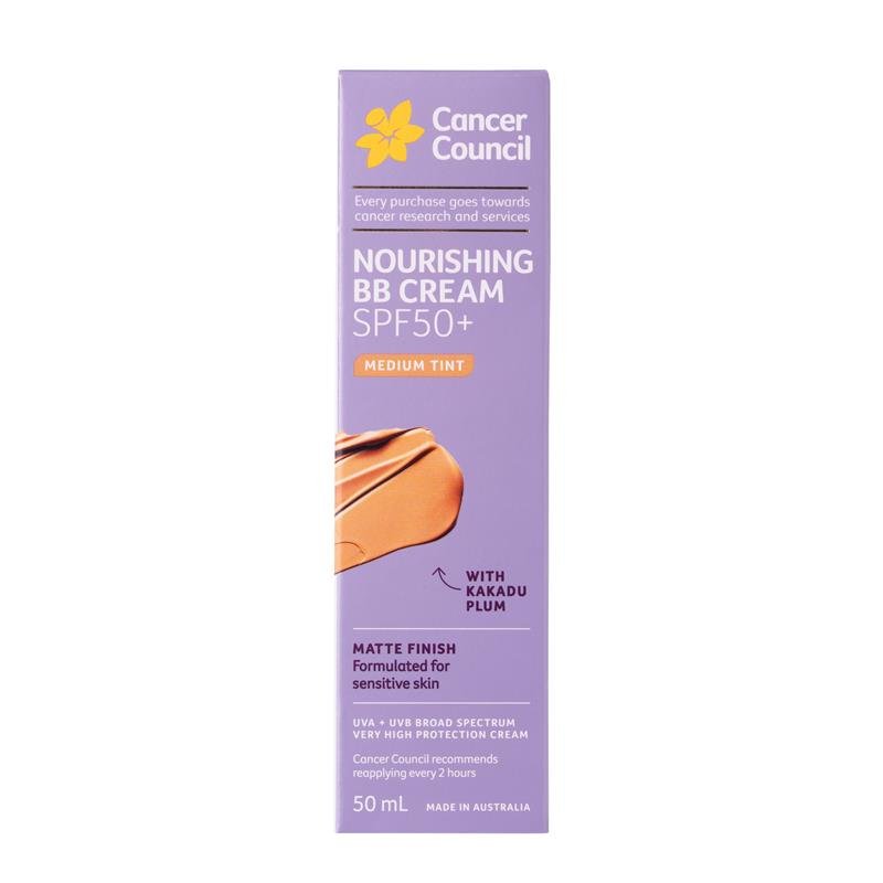 Cancer Council SPF50+ 滋润BB霜 自然色 50ml