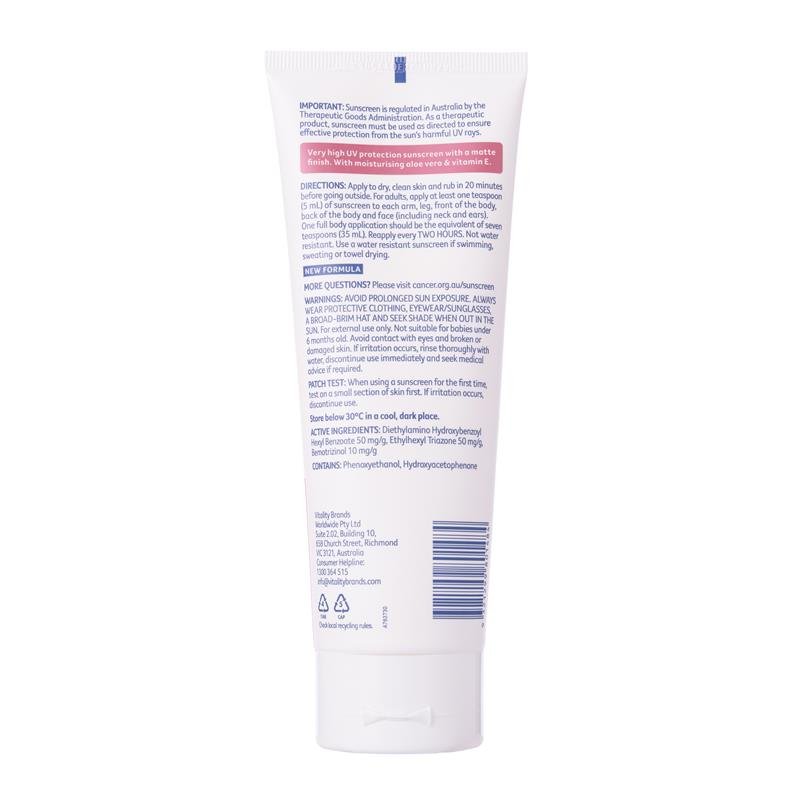Cancer Council SPF50+ 面部身体保湿防晒霜 150ml