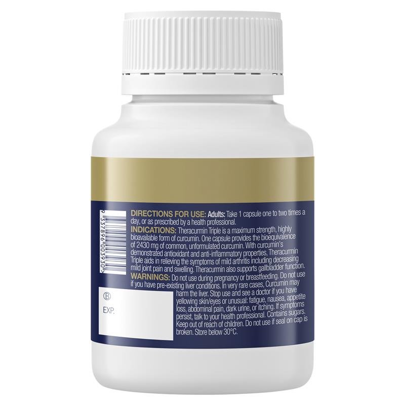 BioCeuticals Theracurmin 三倍姜黄素 60粒