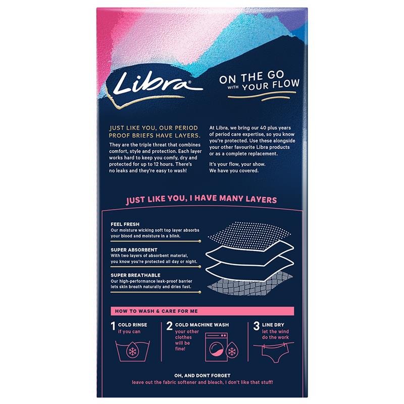 Libra Period Underwear Full Brief Large
