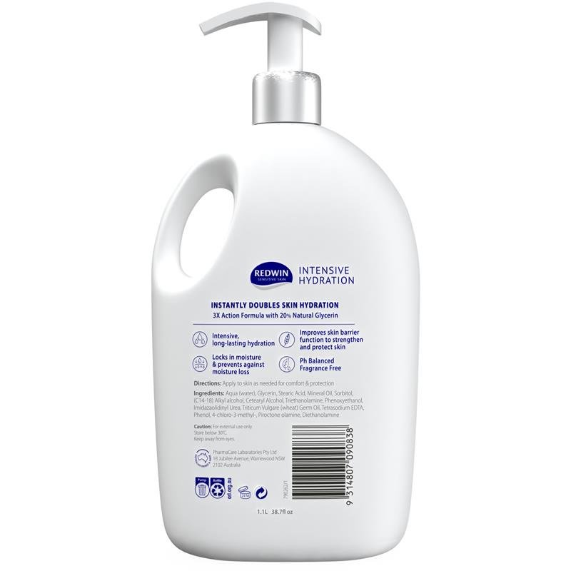 Redwin Sorbolene Intensive Hydration Lotion 1.1L