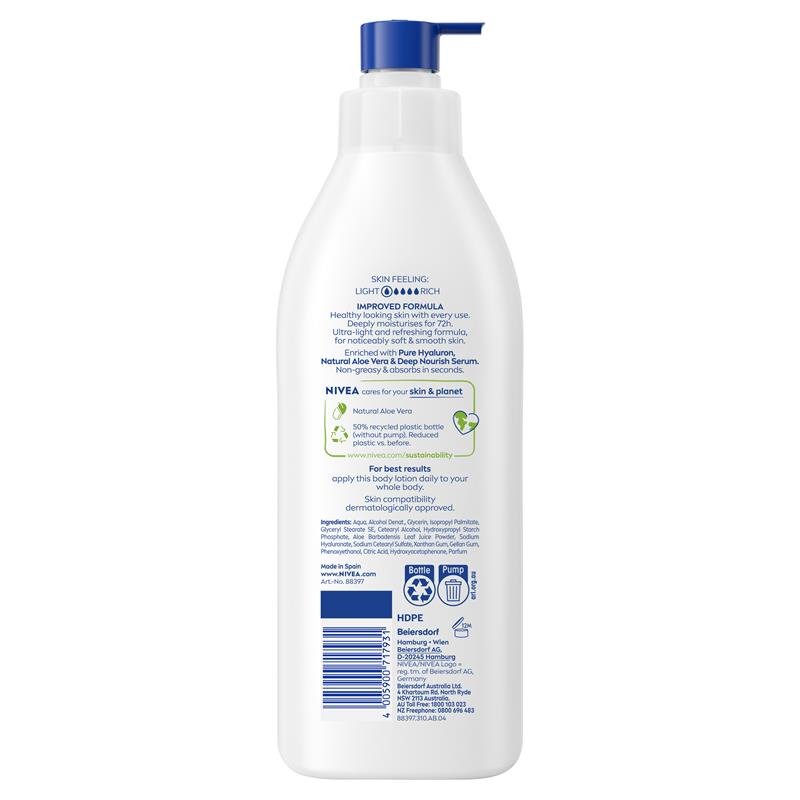 NIVEA Aloe & Hydration Body Lotion 400ml