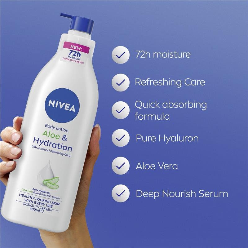 NIVEA Aloe & Hydration Body Lotion 400ml