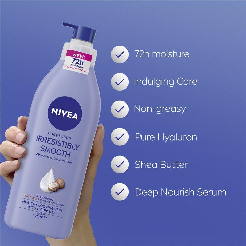 NIVEA Irresistibly Smooth Body Lotion 400ml