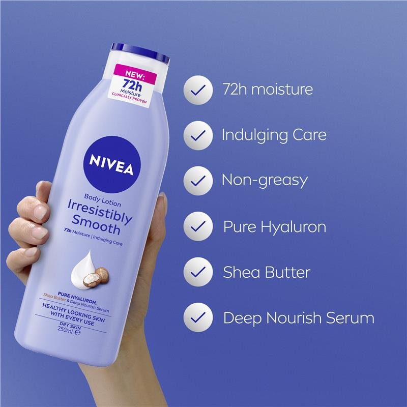 NIVEA Irresistibly Smooth Body Lotion 250ml