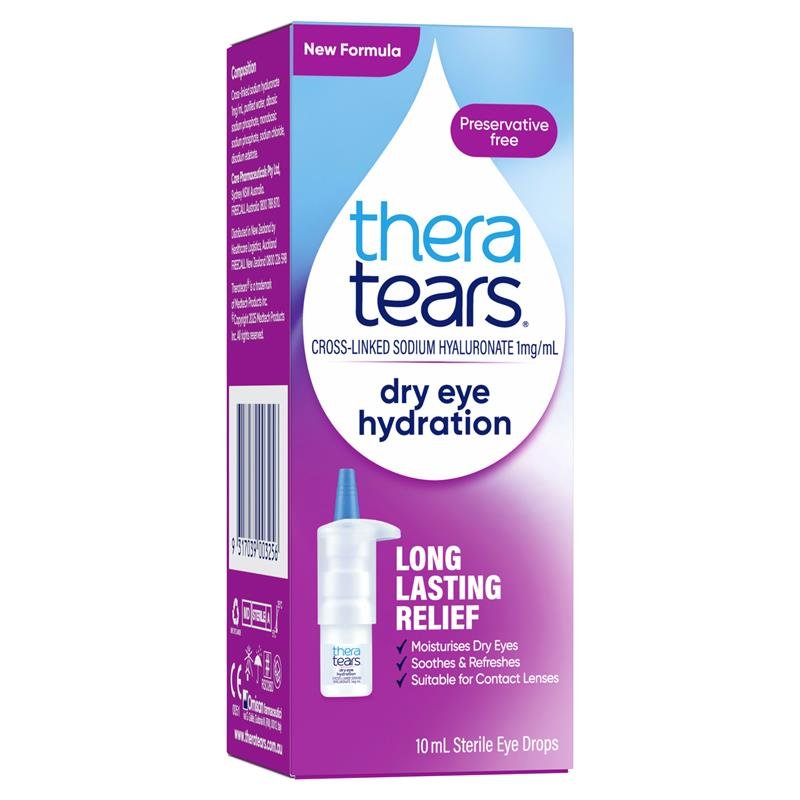 Theratears Dry Eye Hydration Eye Drops 10ml