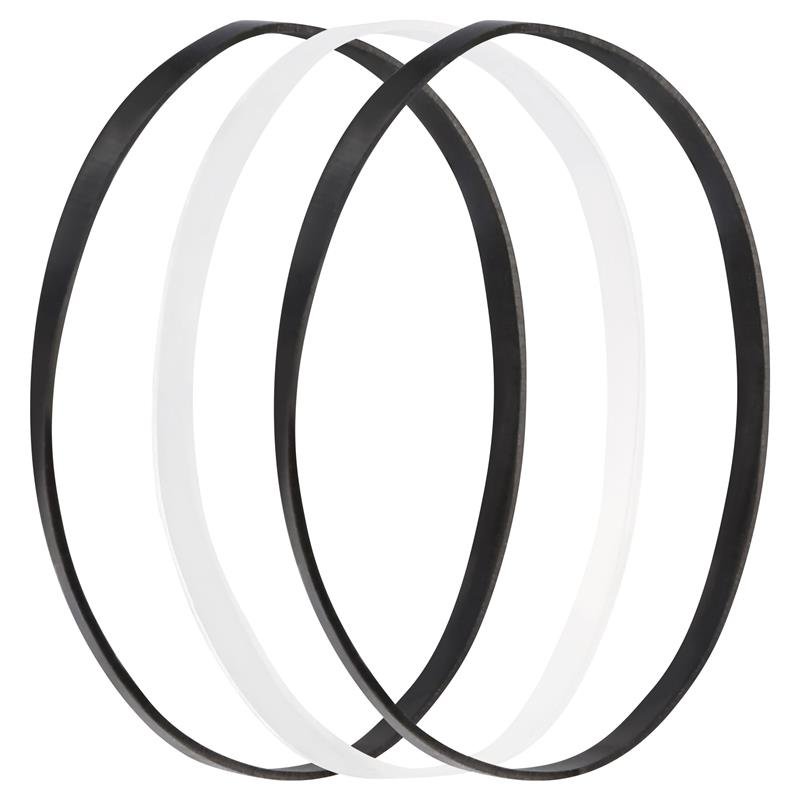 Lady Jayne Snagless Elastics, Black, Pk50