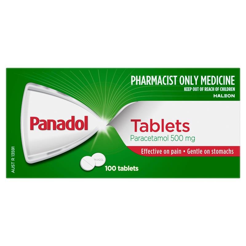 Panadol Paracetamol Pain Relief 100 Tablets