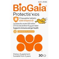 BioGaia 益生菌+维生素D 咀嚼片 橙味 30片
