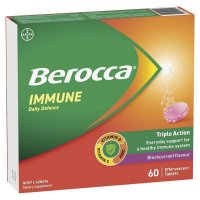 Berocca 每日免疫防护泡腾片 黑加仑味 60片