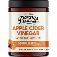 Barnes Naturals 苹果醋含醋母+姜黄 120粒
