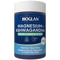 Bioglan 百澳莱 镁+南非醉茄 放松助眠 60片