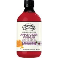 Barnes Naturals 苹果醋含麦卢卡5+ 500ml