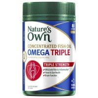 Nature's Own 浓缩深海鱼油 Omega 三倍 80粒