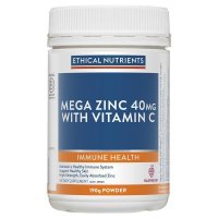 Ethical Nutrients 强效锌40mg含维C 树莓味 190g