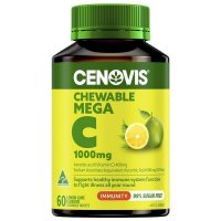 萃益维 咀嚼型 大剂量维生素C 1000mg 柠檬青柠味 60片