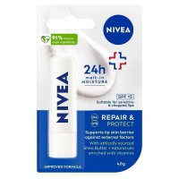 妮维雅 NIVEA 修护防护保湿润唇膏 SPF15 4.8g