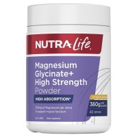 Nutra-Life 甘氨酸镁高浓度柑橘味粉 360g 特惠装
