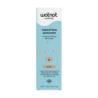 WotNot 天然氧化锌防晒 BB+ 隔离霜 SPF40 米色 50g