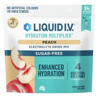 Liquid IV 无糖电解质补水冲剂 蜜桃味 24条装