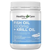 Healthy Care 深海鱼油1000mg+磷虾油 400粒