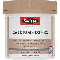 Swisse Ultiboost Calcium+D3+K2 180 Tablets Exclusive